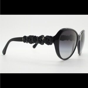 CHANEL Sunglasses with Leather Camelias Style # 5316-Q c.501/S8 56017 135 3N